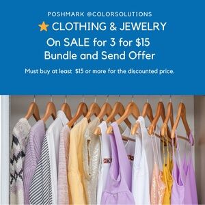Clothing and Jewelry Blow Out Sale!